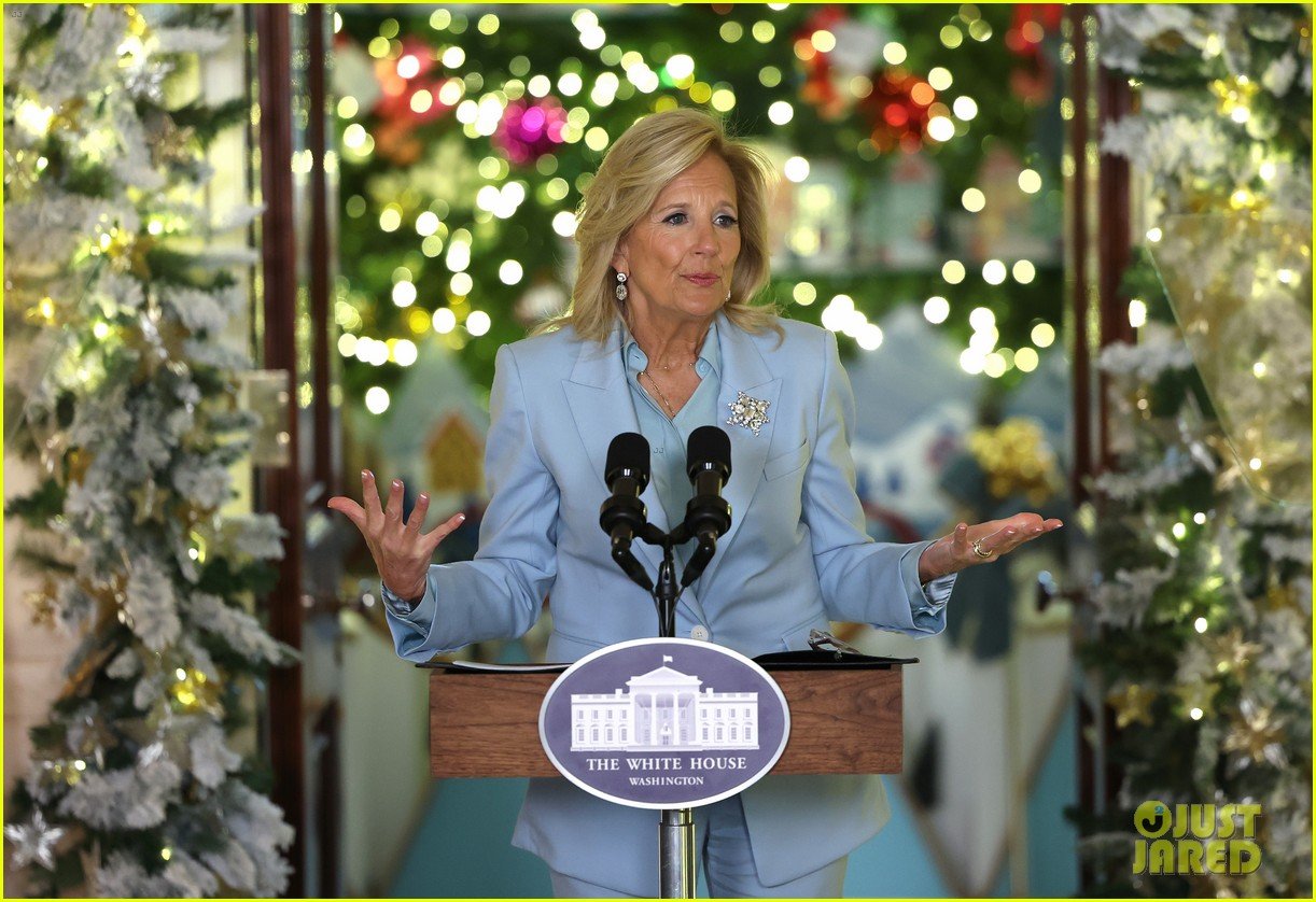First Lady Jill Biden Unveils White House 2023 Holiday Decorations