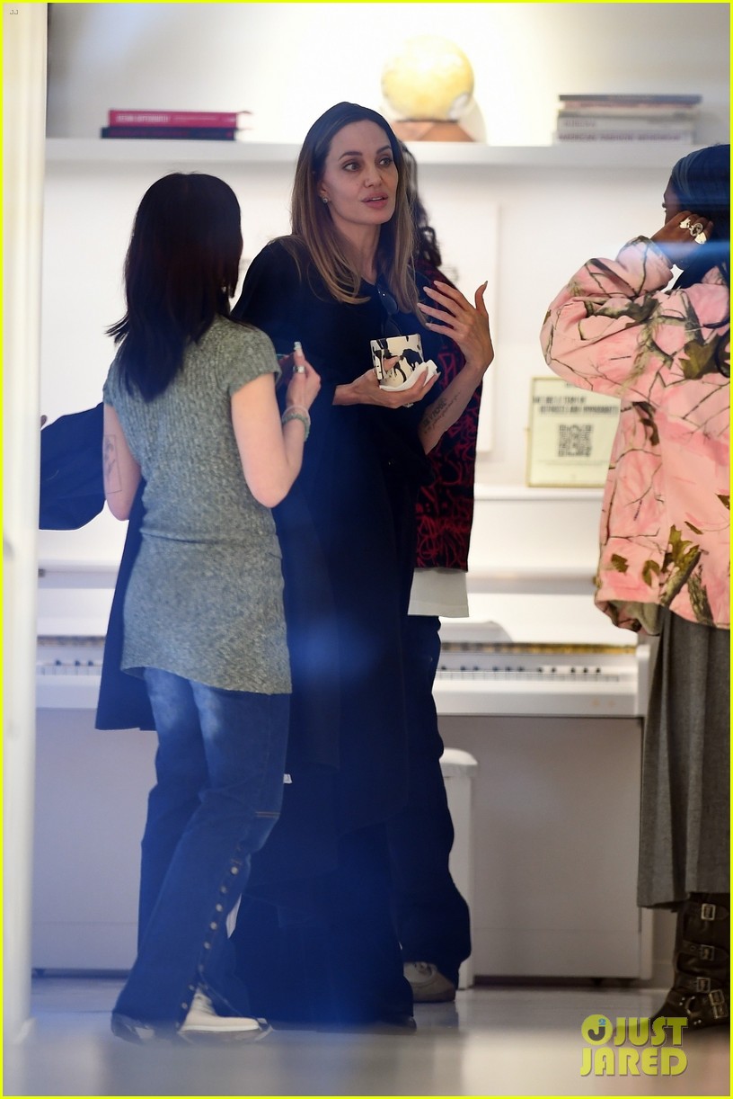 Angelina Jolie Spotted at Her Fashion Brand's Store with Son Pax Photo