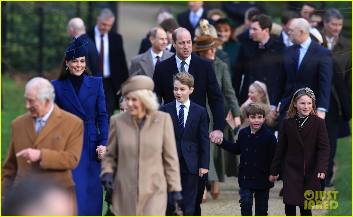 Prince William & Kate Middleton Bring All Three Kids to Christmas Day  Service for Second Time! (Photos): Photo 4997301 | 2023 Christmas, Christmas,  Kate Middleton, King Charles, Lena Tindall, Mia Tindall, Mike