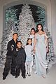 kim kardashian with kids inside christmas eve party 01