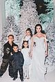 kim kardashian with kids inside christmas eve party 03