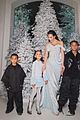 kim kardashian with kids inside christmas eve party 05