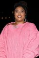 lizzo pretty in pink dinner with friends in beverly hills 02