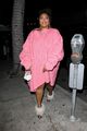 lizzo pretty in pink dinner with friends in beverly hills 05