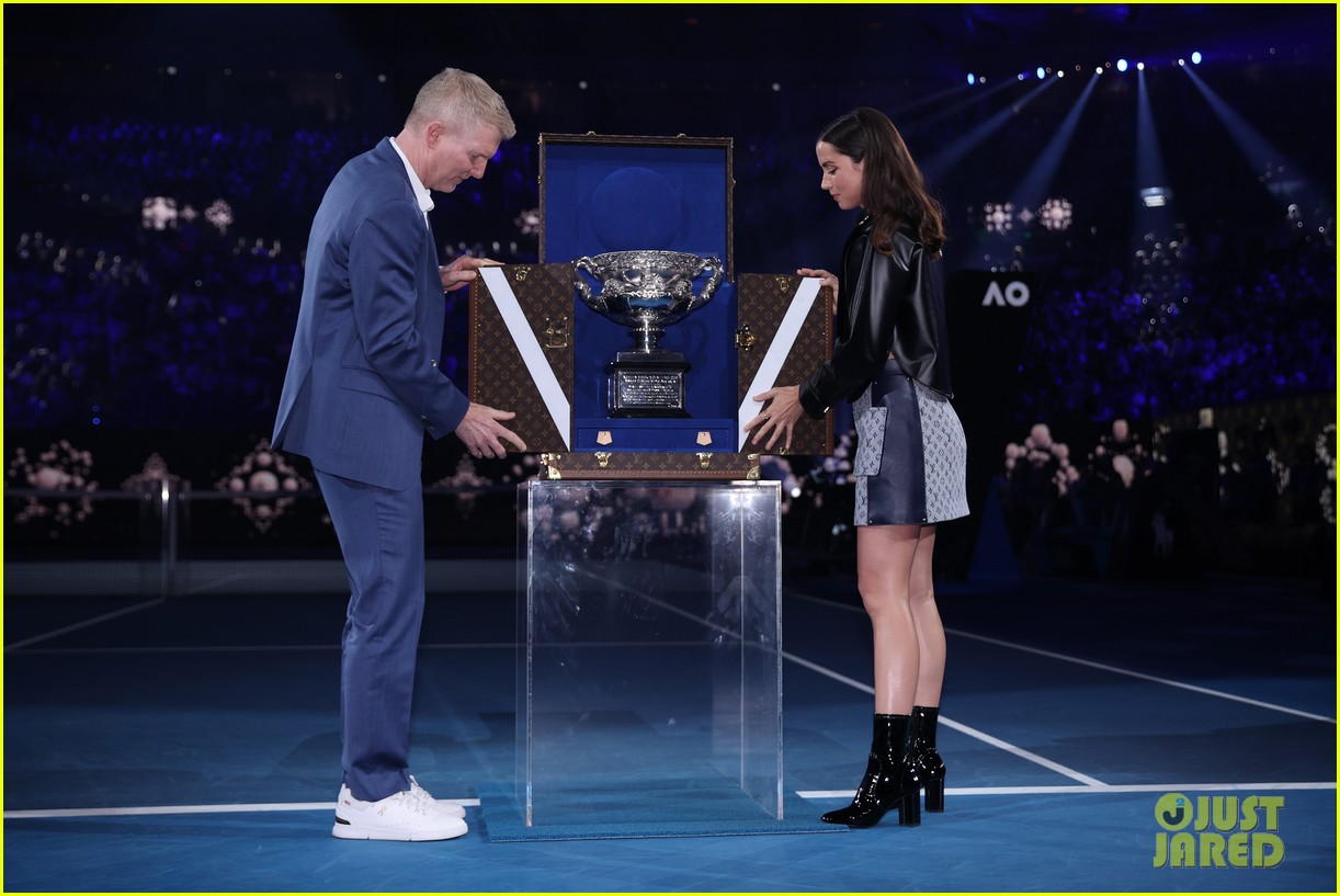 Ana de Armas Wears Louis Vuitton While Presenting Norman Brookes