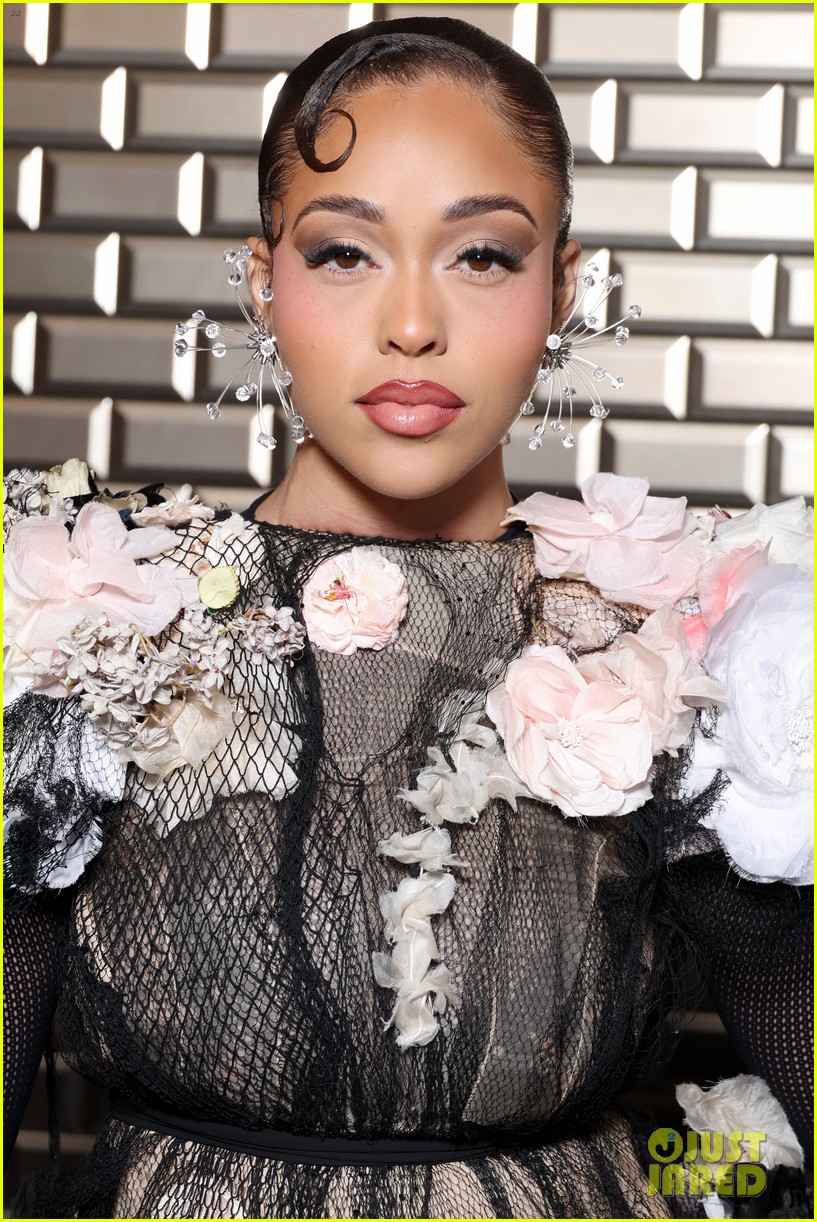 Kylie Jenner & Jordyn Woods Attend Jean Paul Gaultier's Fashion Show in(02)