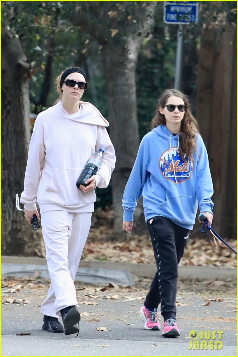 Cara Delevingne & Girlfriend Minke Take Their Dog for Hike in L.A