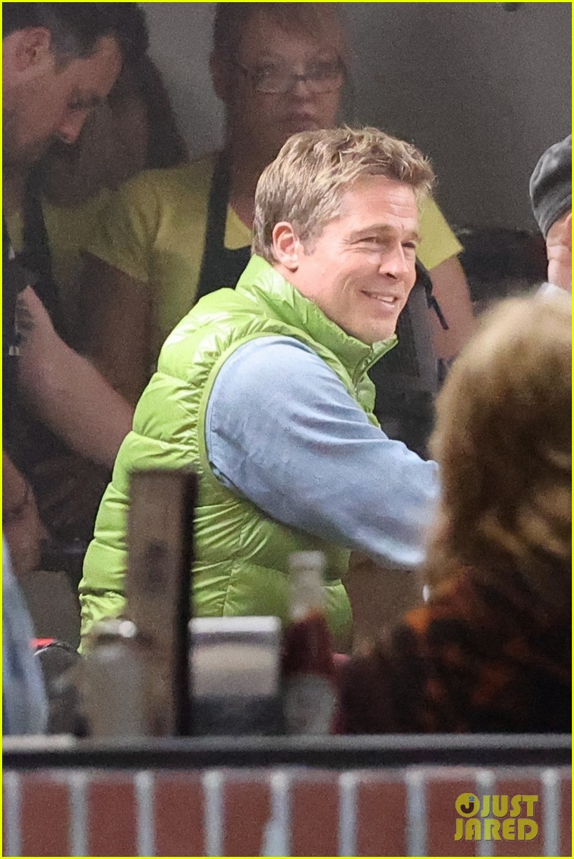 Brad Pitt & Javier Bardem Film More Scenes for Formula One Movie in