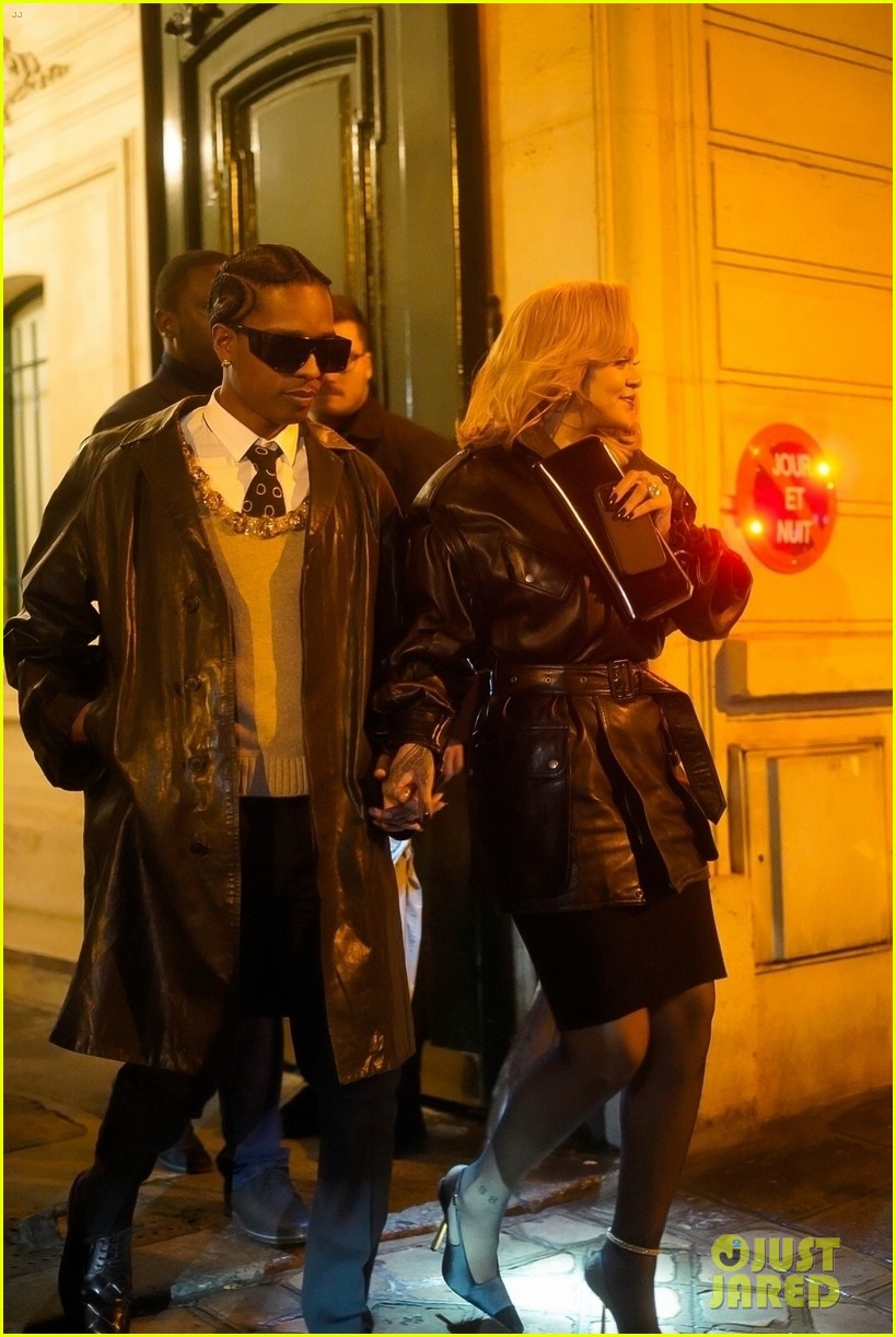 Rihanna & AAP Rocky Look So Stylish for Meeting With French President