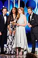 gina torres sarah rafferty join suits costars on stage at golden globes 03