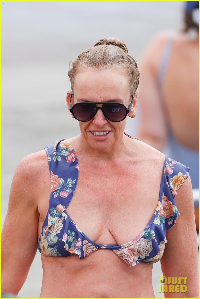 Toni Collette Hits the Beach in Sydney After ExHusband Debuts New