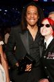 beyonce hangs out with famous friends at grammys 02