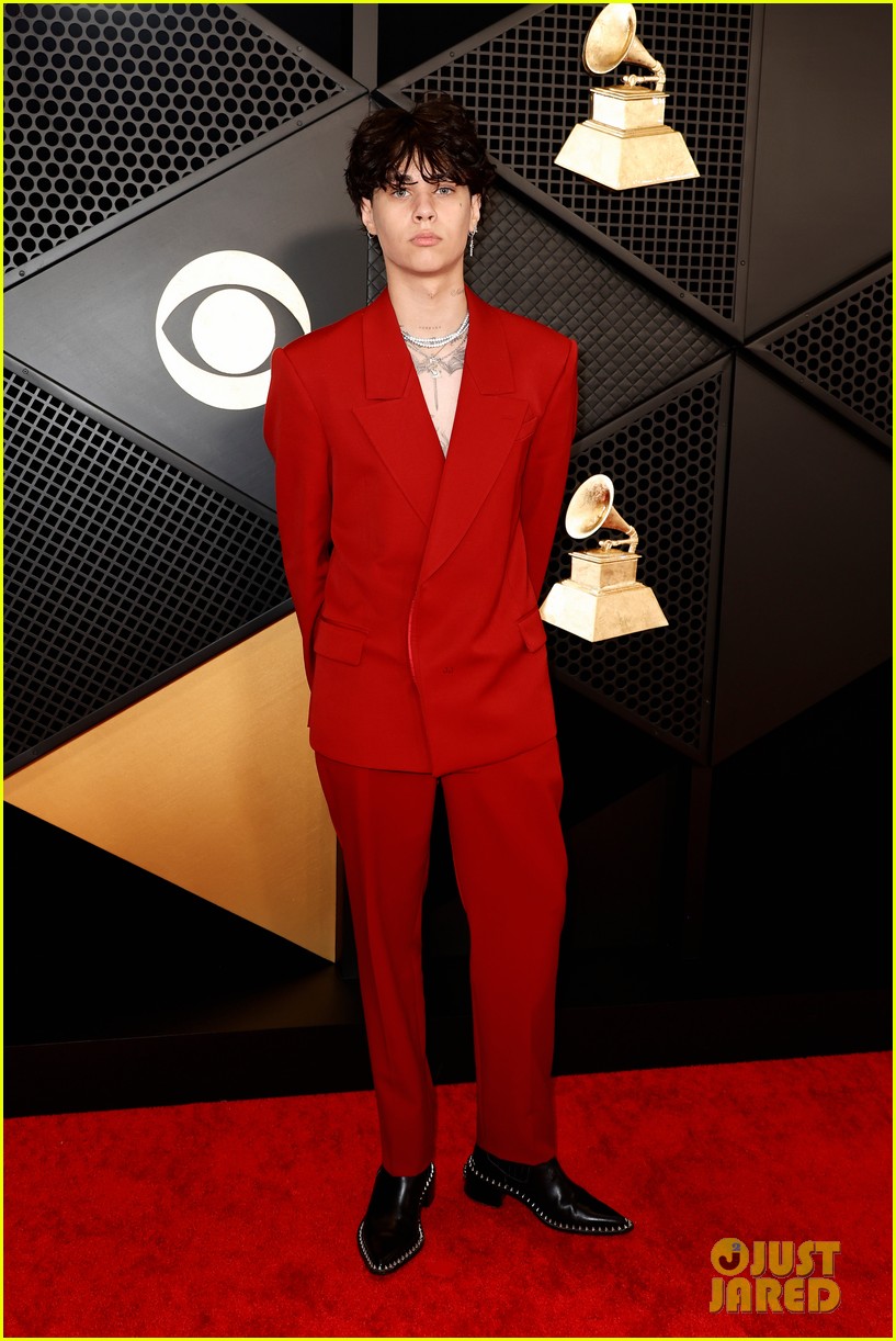 Landon Barker Wears Red Suit to Grammys 2024, Reveals Reason Why He