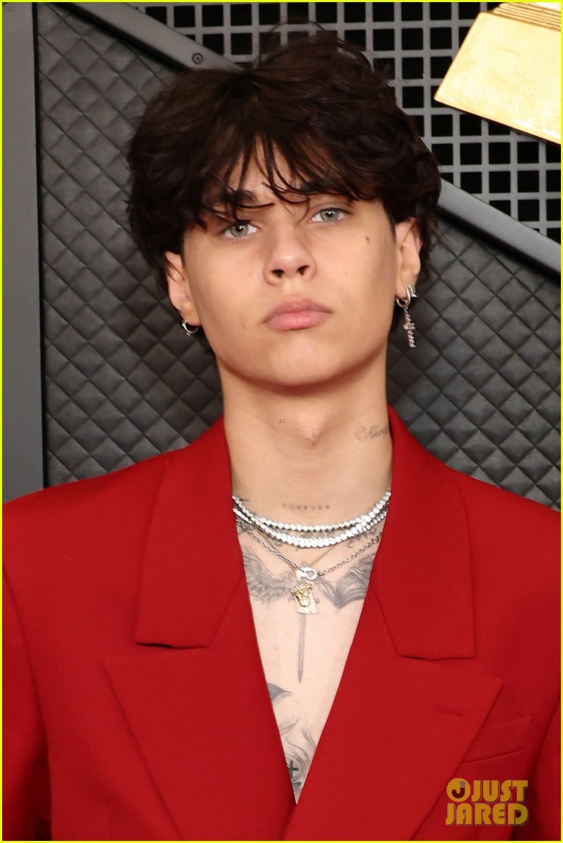 Landon Barker Wears Red Suit to Grammys 2024, Reveals Reason Why He