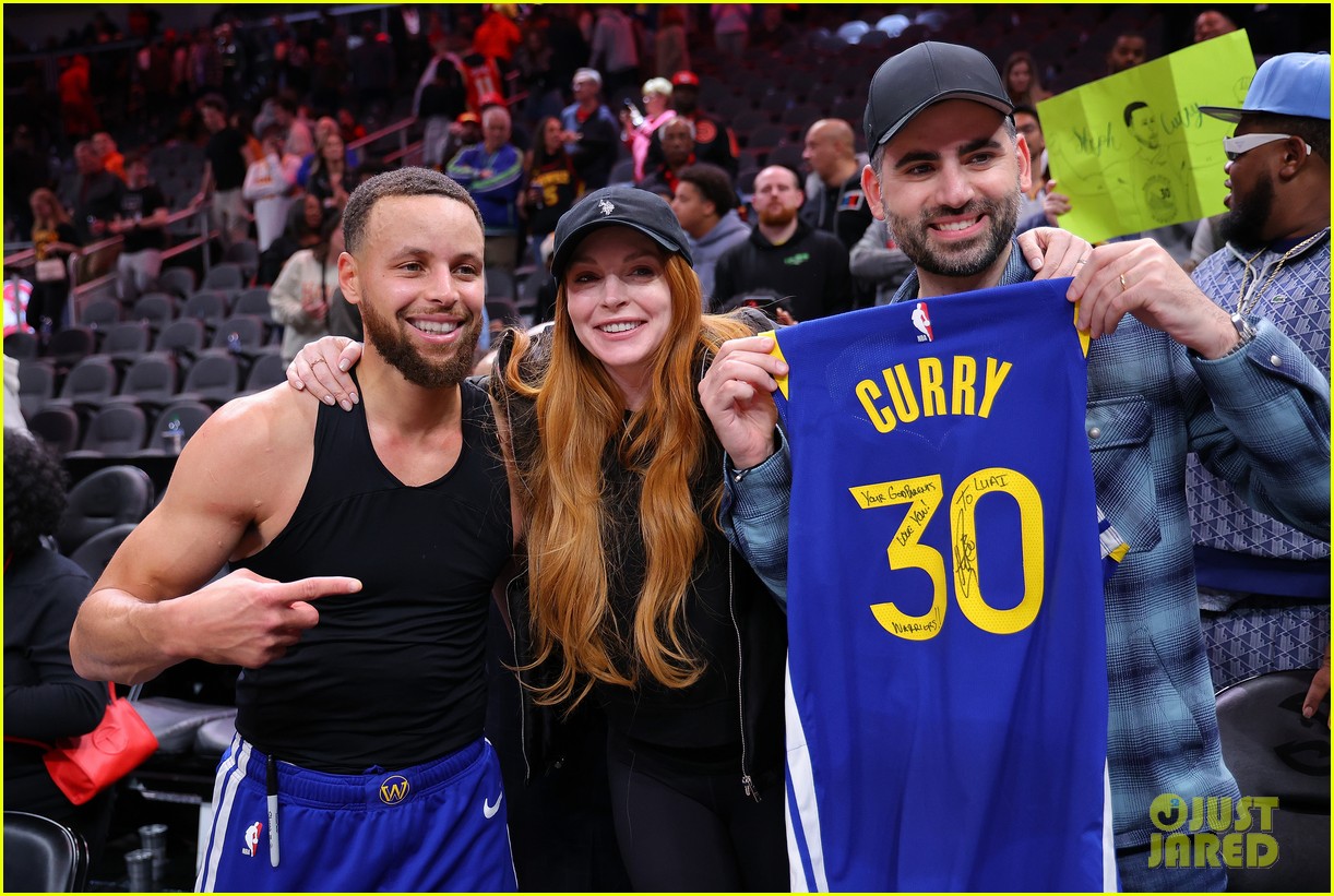 Steph & Ayesha Curry Are Godparents to Lindsay Lohan & Bader Shammas