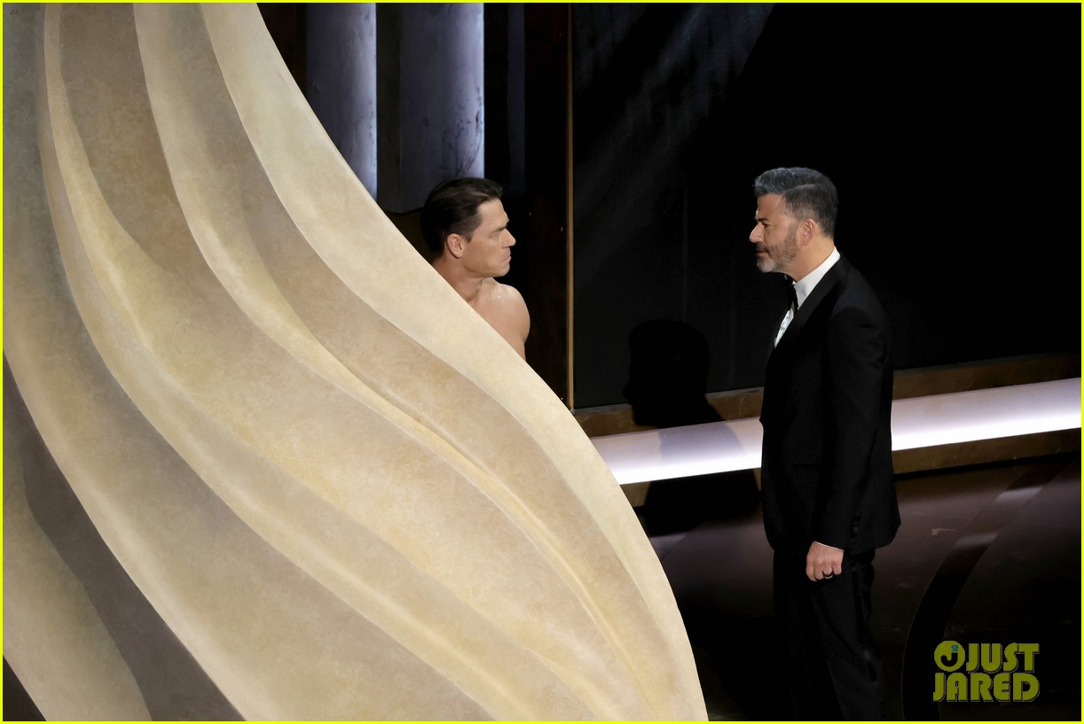 John Cena's Backstage Photos at Oscars 2024 Reveal What He Was Actually