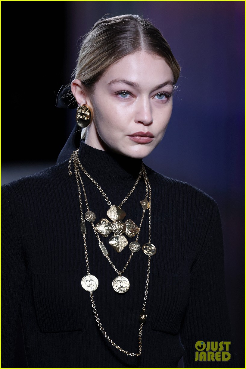 Penelope Cruz, Margaret Qualley, & More Watch Gigi Hadid Walk in Chanel