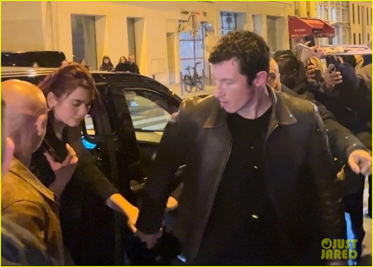 Dua Lipa & Boyfriend Callum Turner Spend a Night Out Together in Paris