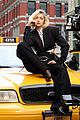 gigi hadid poses on taxi maybelline commercial in nyc 03