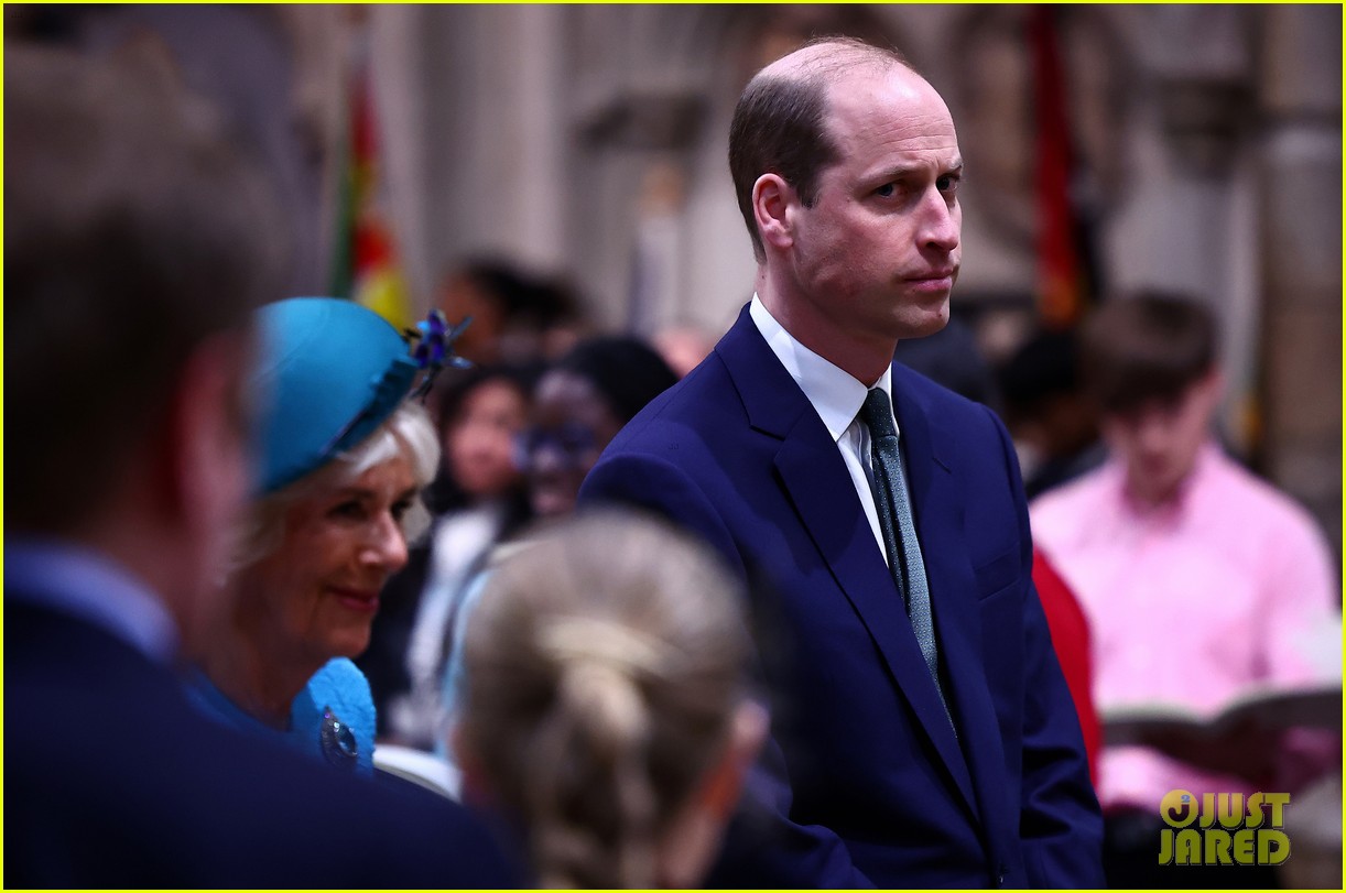 PRINCE WILLIAM ROYAL FAMILY ATTEND COMMONWEALTH DAY AMID PROTESTS visual data 8