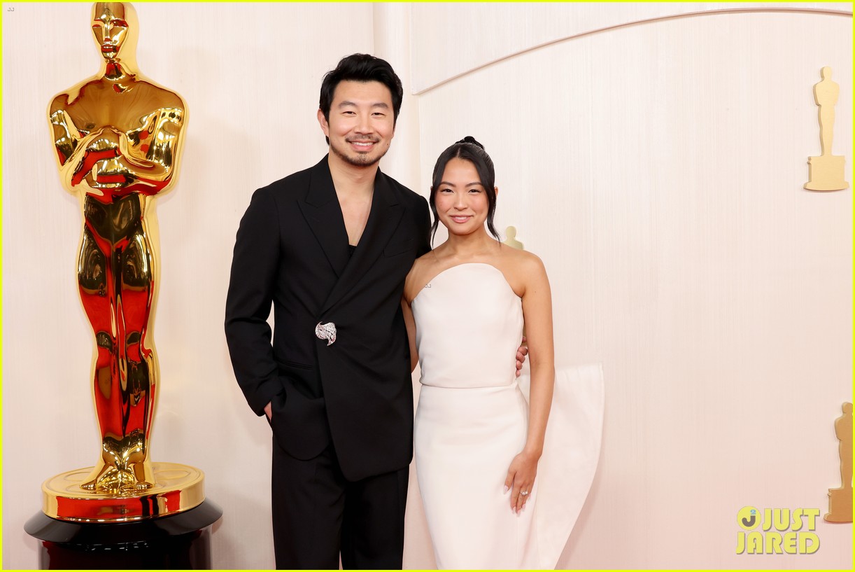 'Barbie' Stars Kingsley BenAdir & Simu Liu Hit the Carpet In All Black