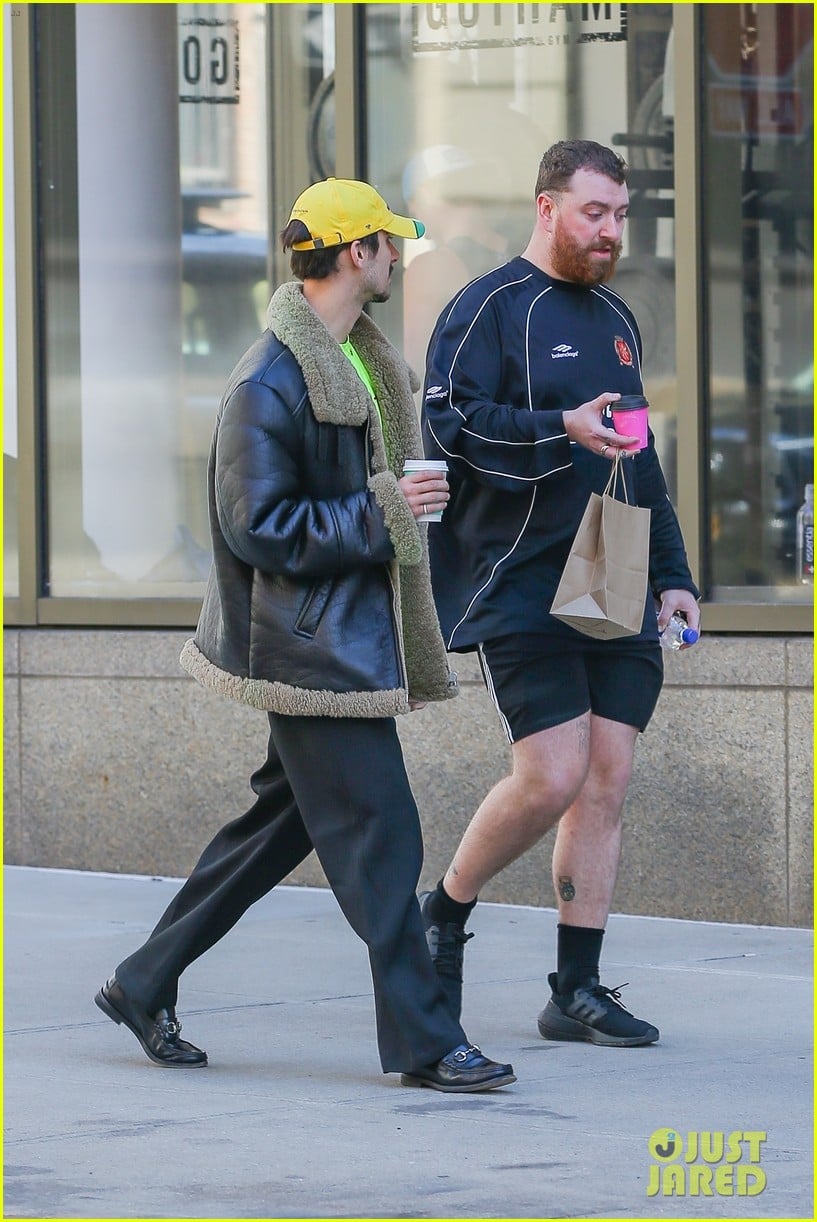 Sam Smith & Boyfriend Christian Cowan Cozy Up During NYC Outing: Photo ...