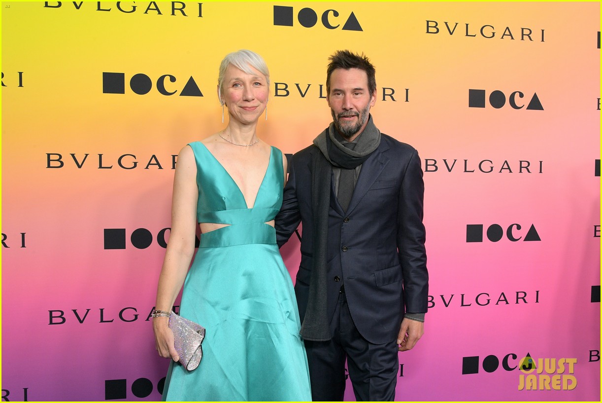 keanu reeves alexandra grant rare appearance at moca gala 075031459