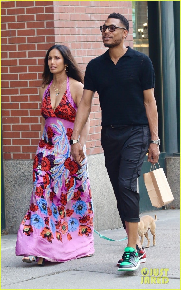 Padma Lakshmi & Poet Terrance Hayes Hold Hands in NYC Three Years After