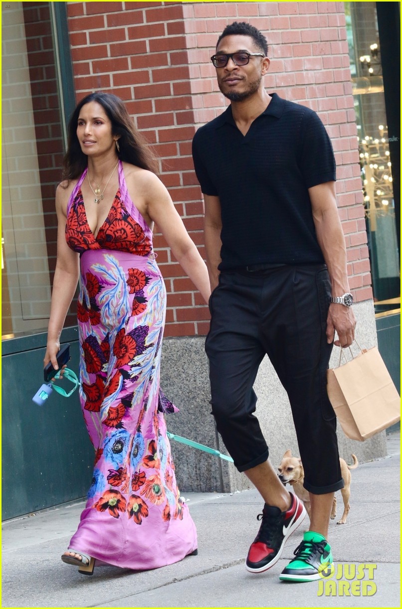 Padma Lakshmi & Poet Terrance Hayes Hold Hands in NYC Three Years After
