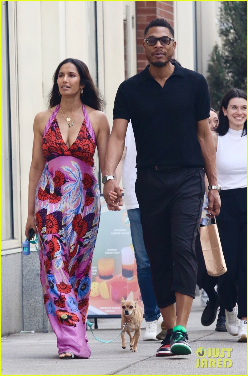 Padma Lakshmi & Poet Terrance Hayes Hold Hands in NYC Three Years After