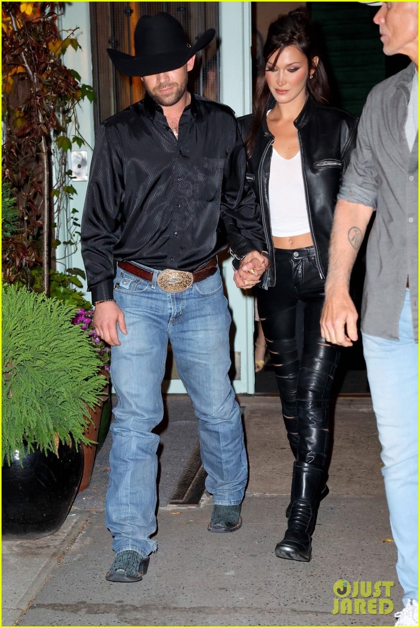 Bella Hadid & Boyfriend Adan Banuelos Hold Hands, Cozy Up After