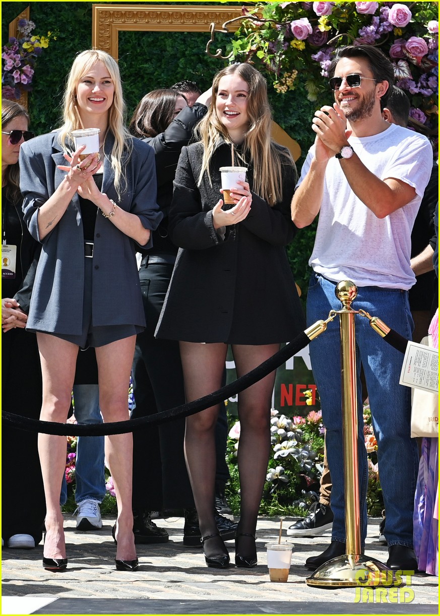 Jonathan Bailey Joins Jessica Madsen & Hannah Dodd at ‘Bridgerton