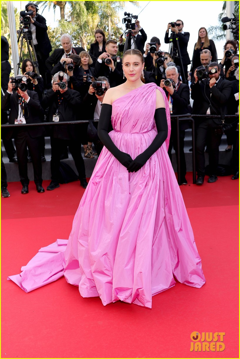 Photo: greta gerwig pink barbie moment cannes 01 | Photo 5044144 | Just