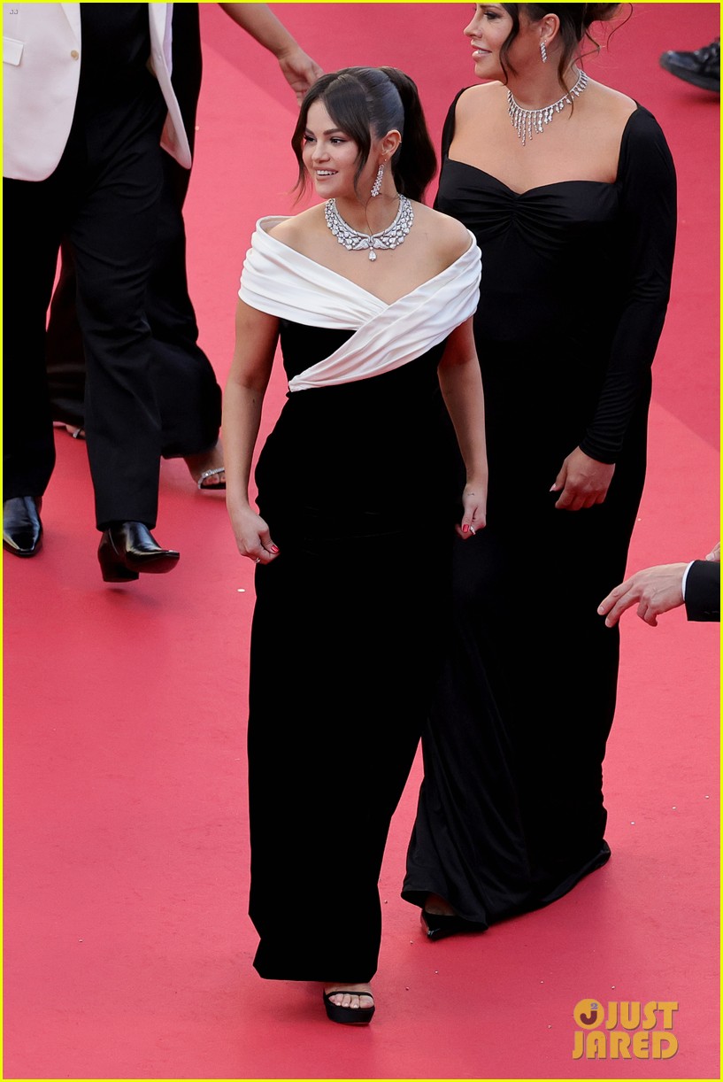 Selena Gomez Goes Pretty in Black & White for Cannes 2024 Premiere of