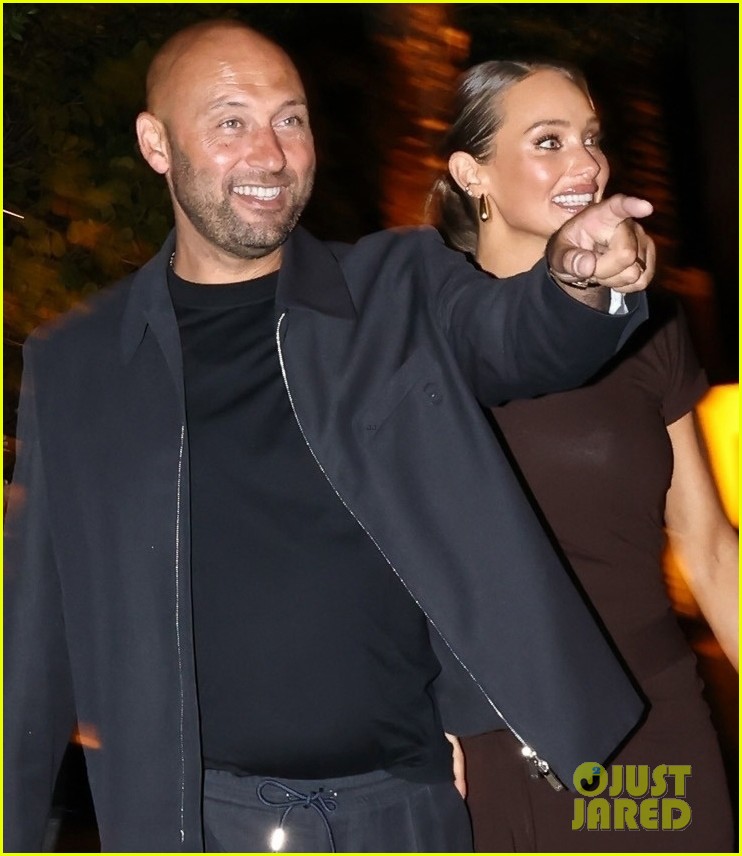 Derek Jeter & Wife Hannah Hold Hands on Rare Date Night in Miami Photo