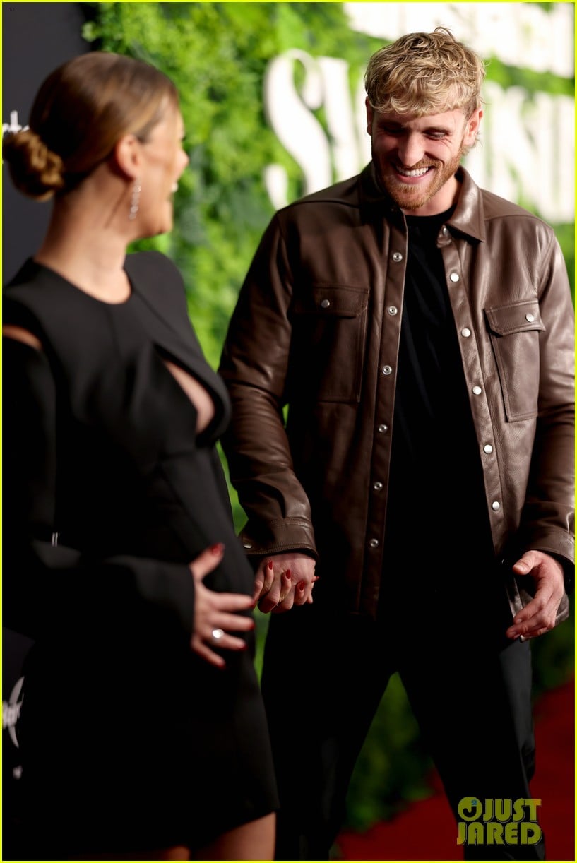 Pregnant Nina Agdal & Fiancé Logan Paul Make Red Carpet Debut, Shows