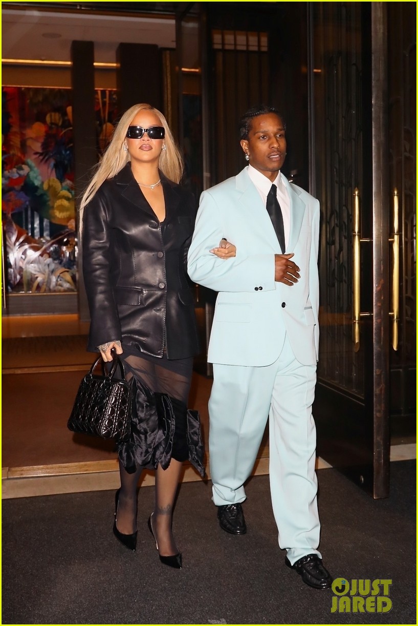 Rihanna & AAP Rocky Make One Stylish Couple While Stepping Out for