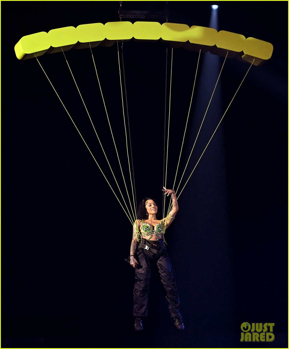 Megan Thee Stallion Breaks Out of Egg During BET Awards 2024 Opening