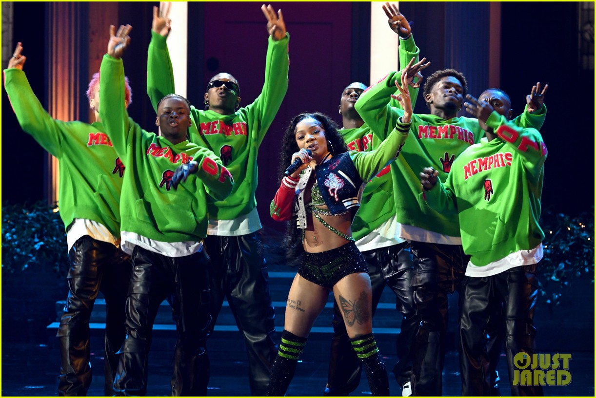 Megan Thee Stallion Breaks Out of Egg During BET Awards 2024 Opening