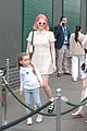 lucy boynton pink hair at wimbledon 03