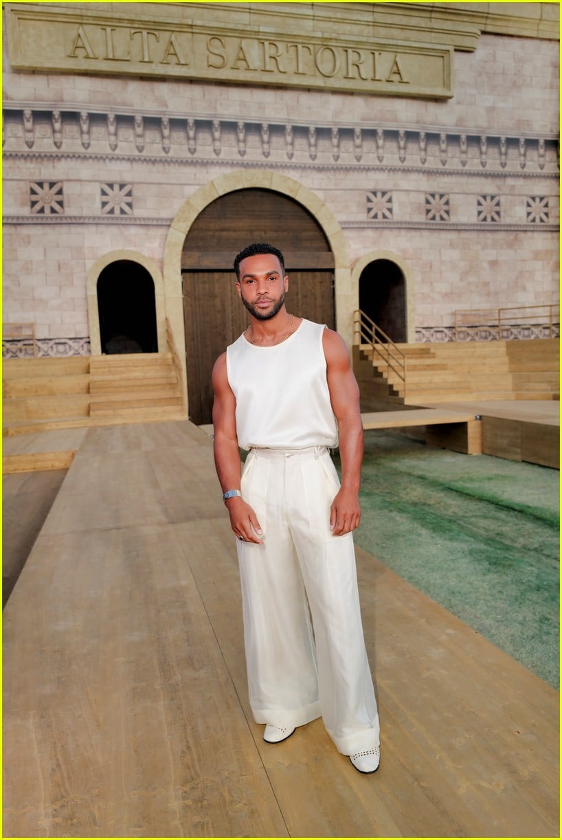 Halle Bailey, Theo James, Maluma & More Attend Dolce & Gabbana