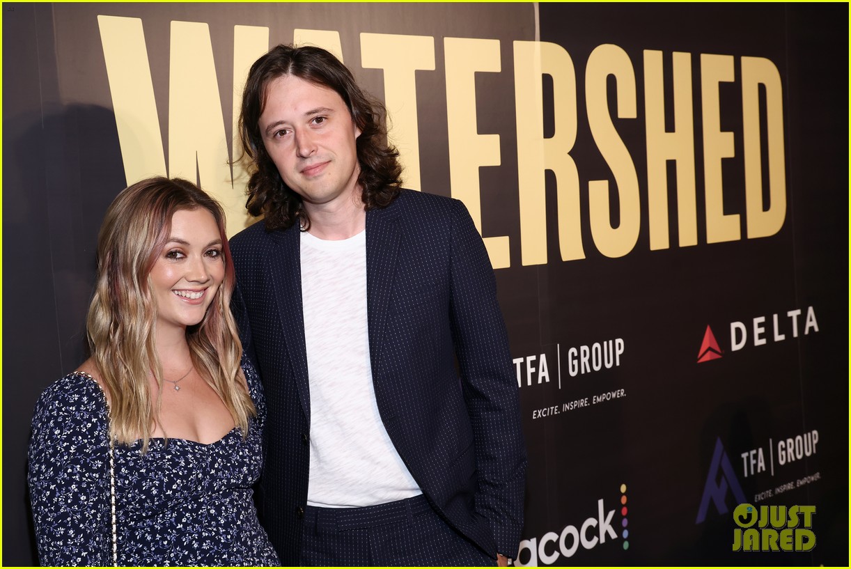Billie Lourd Supports Husband Austen Rydell at 'Watershed' Documentary(01)