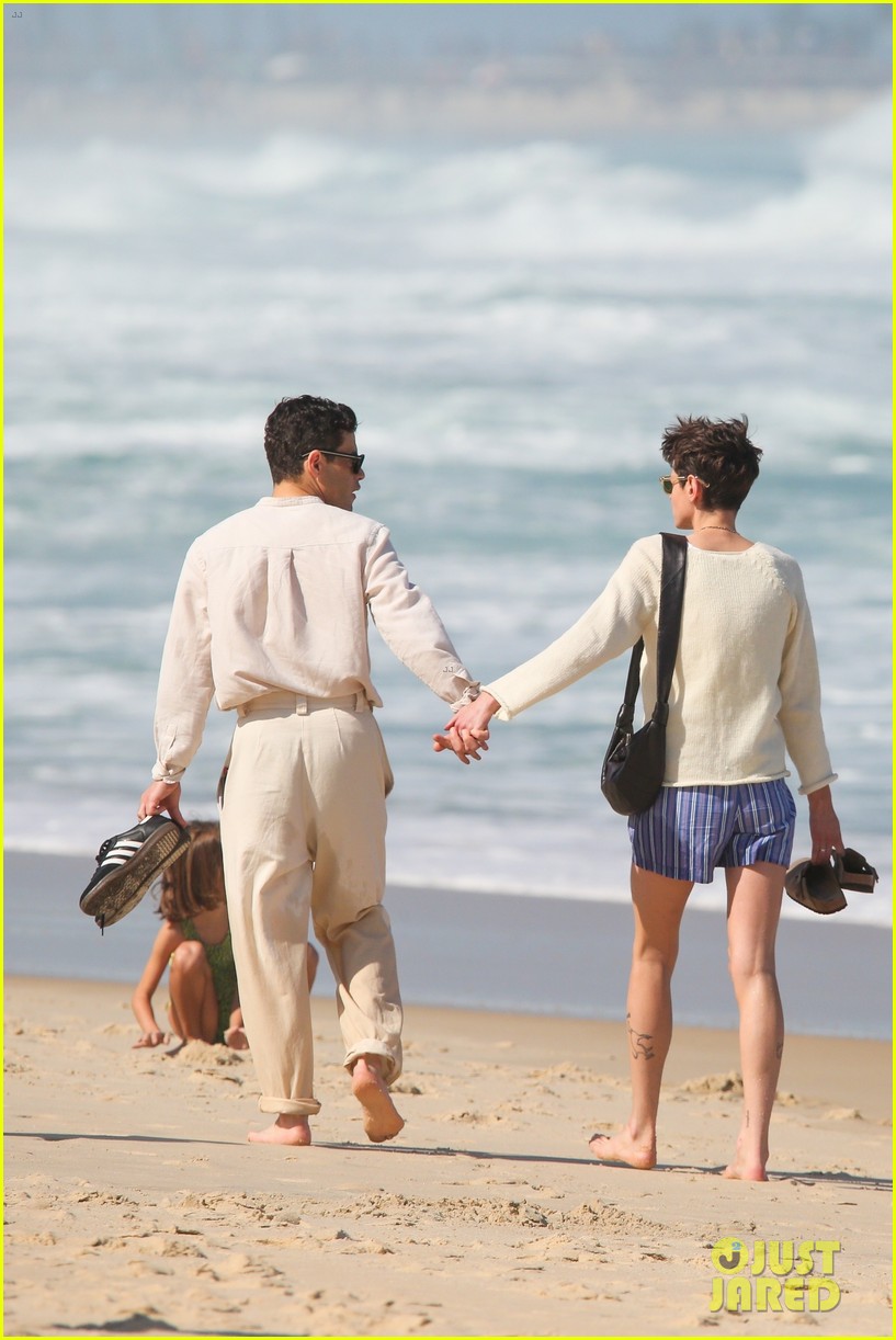 Rami Malek & Emma Corrin Still Going Strong a Year Later, Seen Holding