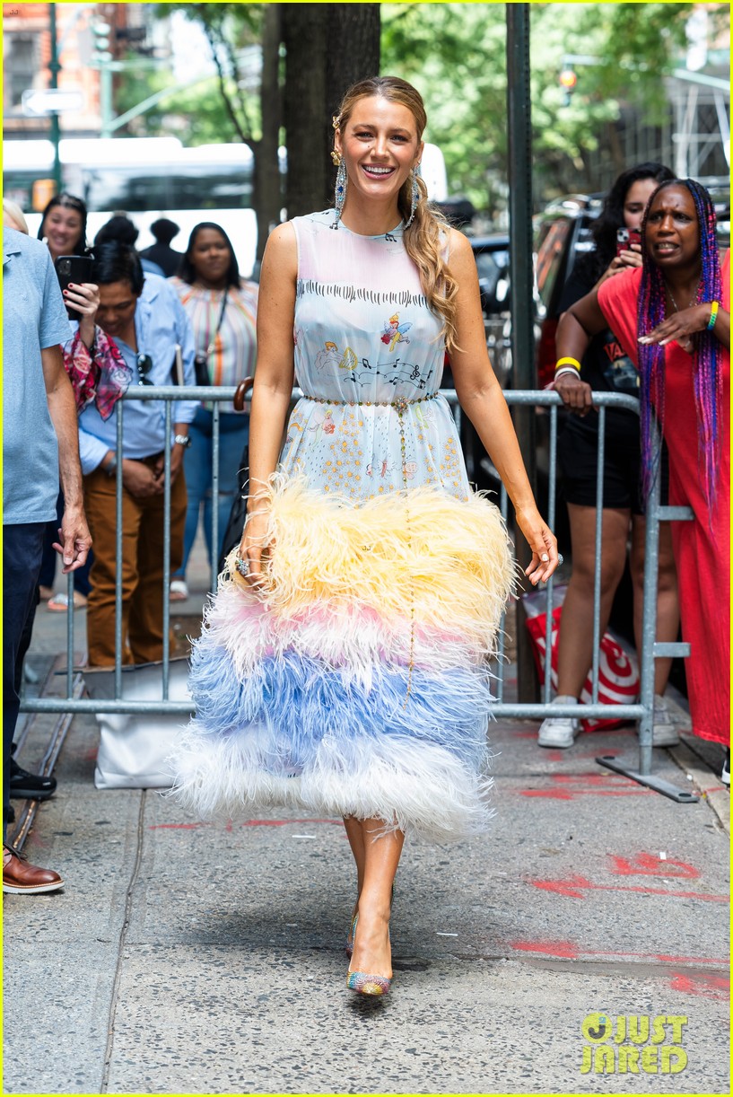 Blake Lively Wears Three Floral Dresses for 'It Ends With Us' Press Day