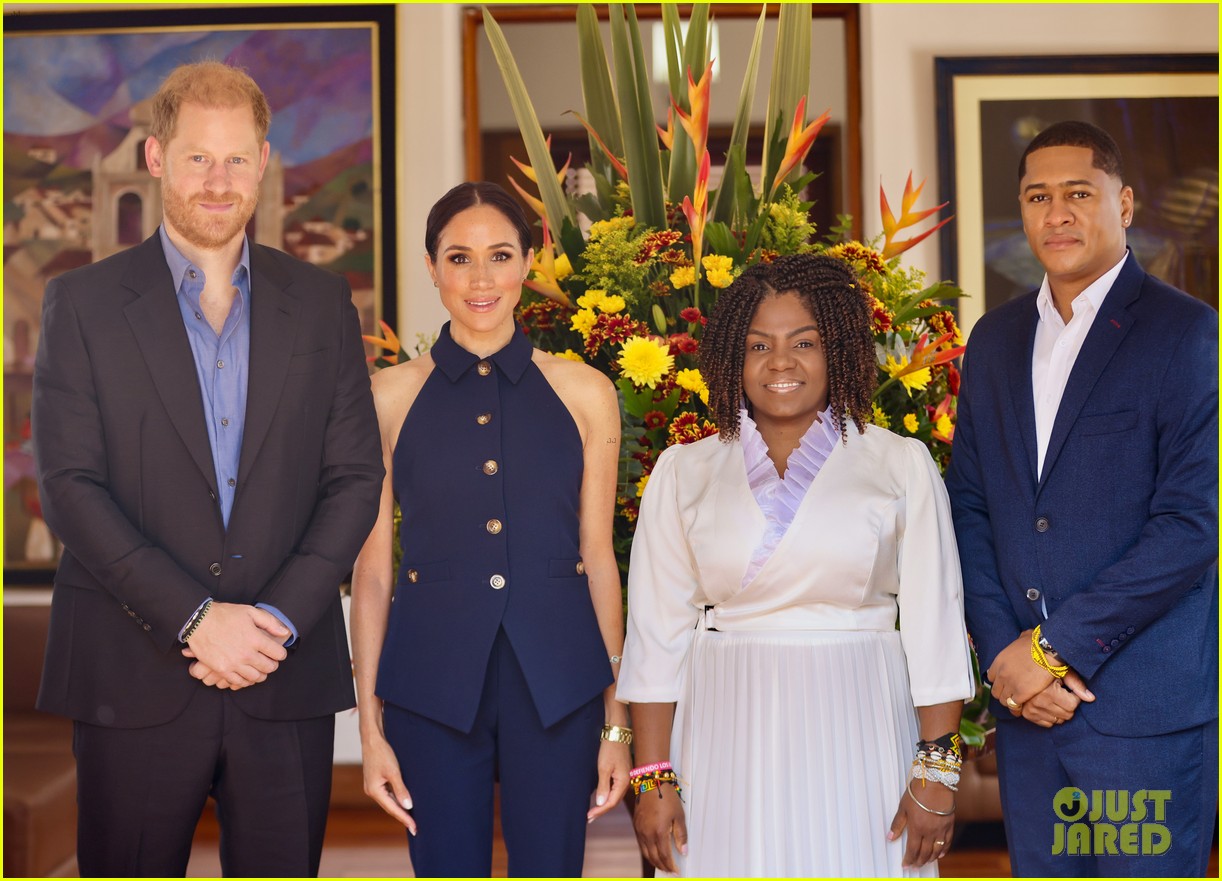 Meghan Markle & Prince Harry Kick Off Tour of Colombia Photos