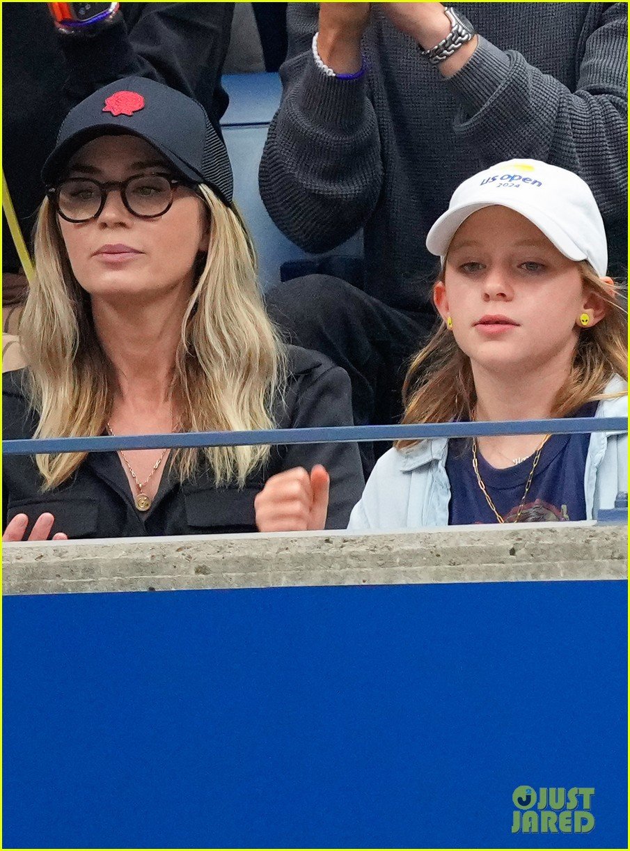 Emily Blunt & John Krasinski Make Rare Appearance with Their Two