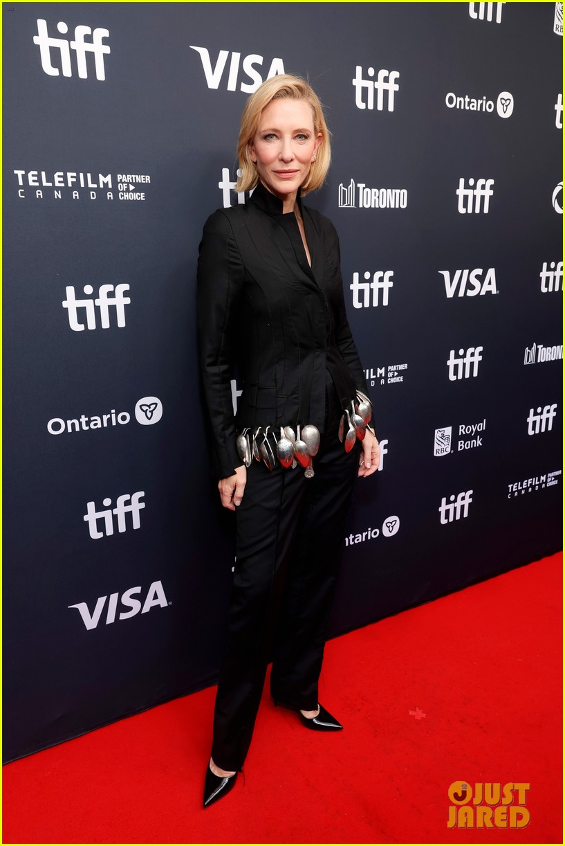 Cate Blanchett Wears Recycled Spoons Again to 'Disclaimer' Screening at