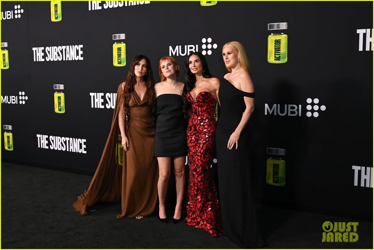 demi moore daughters the substance premiere 015076706