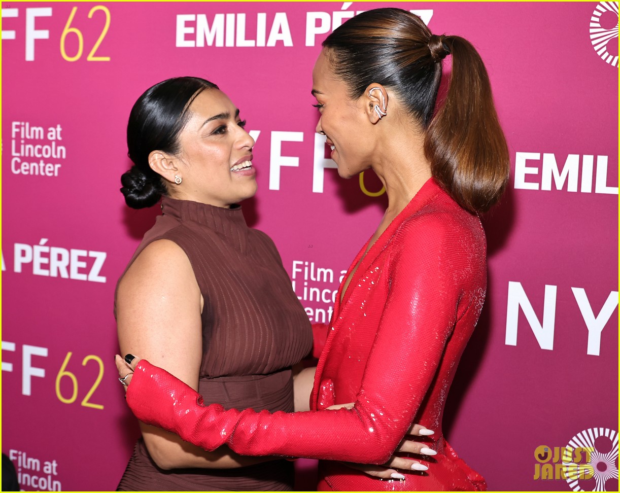 Selena Gomez & Zoe Saldana Attend 'Emilia Perez' NYFF Premiere Amid