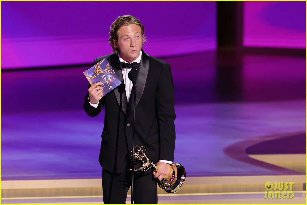 Emmys Producers Explain Why Jeremy Allen White Was Bleeped Here's